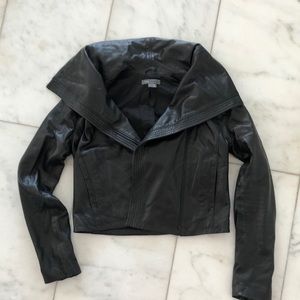 Vince Lambskin Leather Jacket